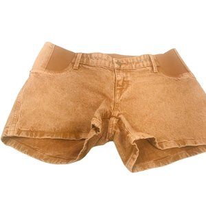 Isabel Maternity Ingrid & Isabel Women's Size 2 Side Panel Brown Carpenter Short